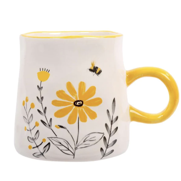 Garden Bees & Flowers Mug